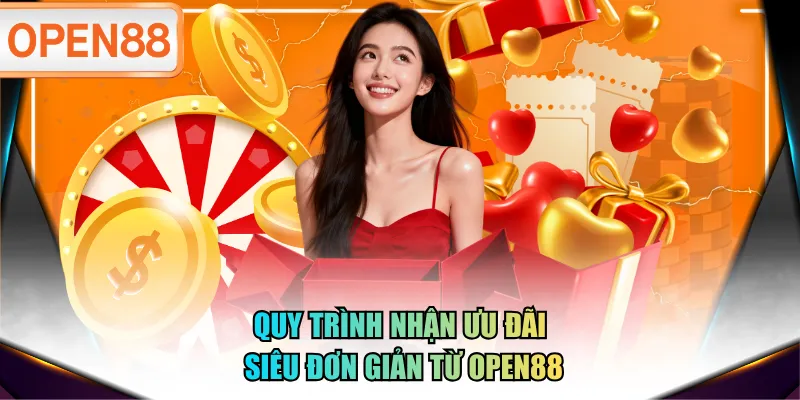 Quy trình nhận ưu đãi siêu đơn giản từ OPEN88